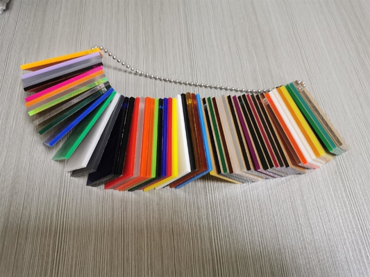 3mm Thickness Colorful Clear Acrylic Panel Flame Retardant